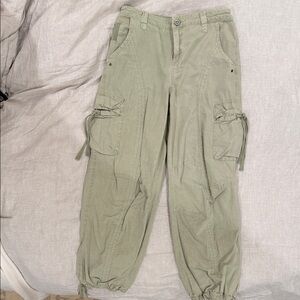 Anthropologie Olive Cargo Pants